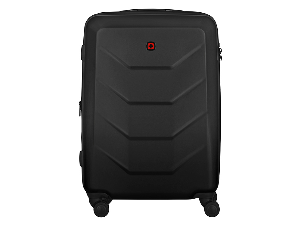 Чемодан WENGER Prymo, чёрный, средний, 45х65х26 см, 59 л, ABS+PC
