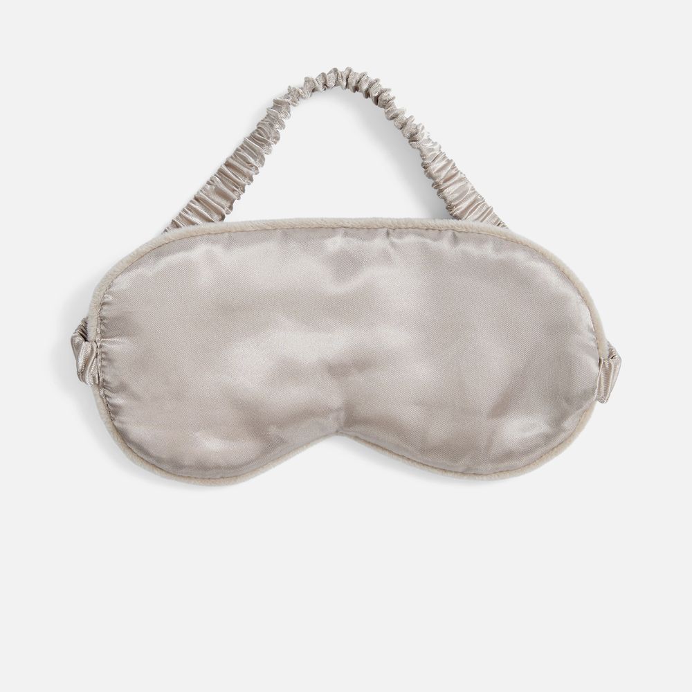 Двухстороняя маска для сна Veluto, серая