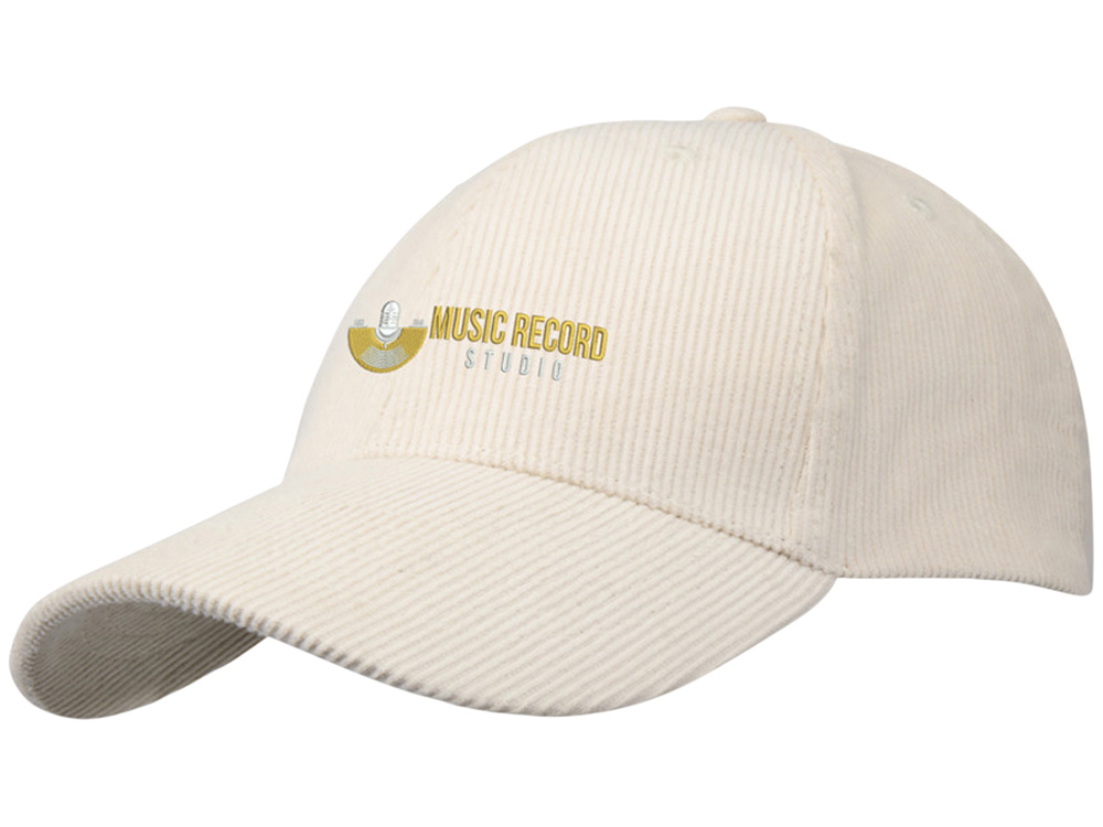 Hutton 6-панельная бейсболка из переработанного хлопка - Sandstone