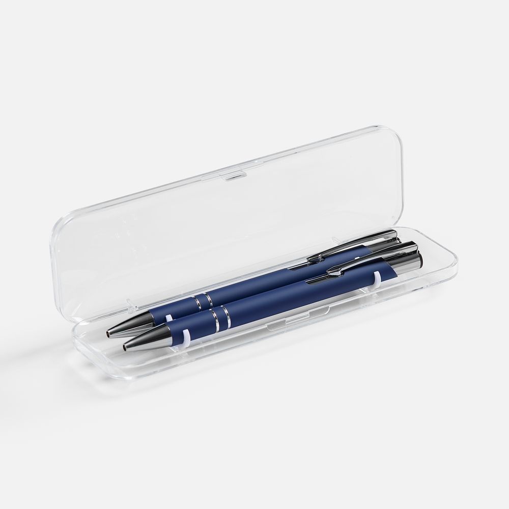 Футляр Serene для 2 ручек, прозрачный