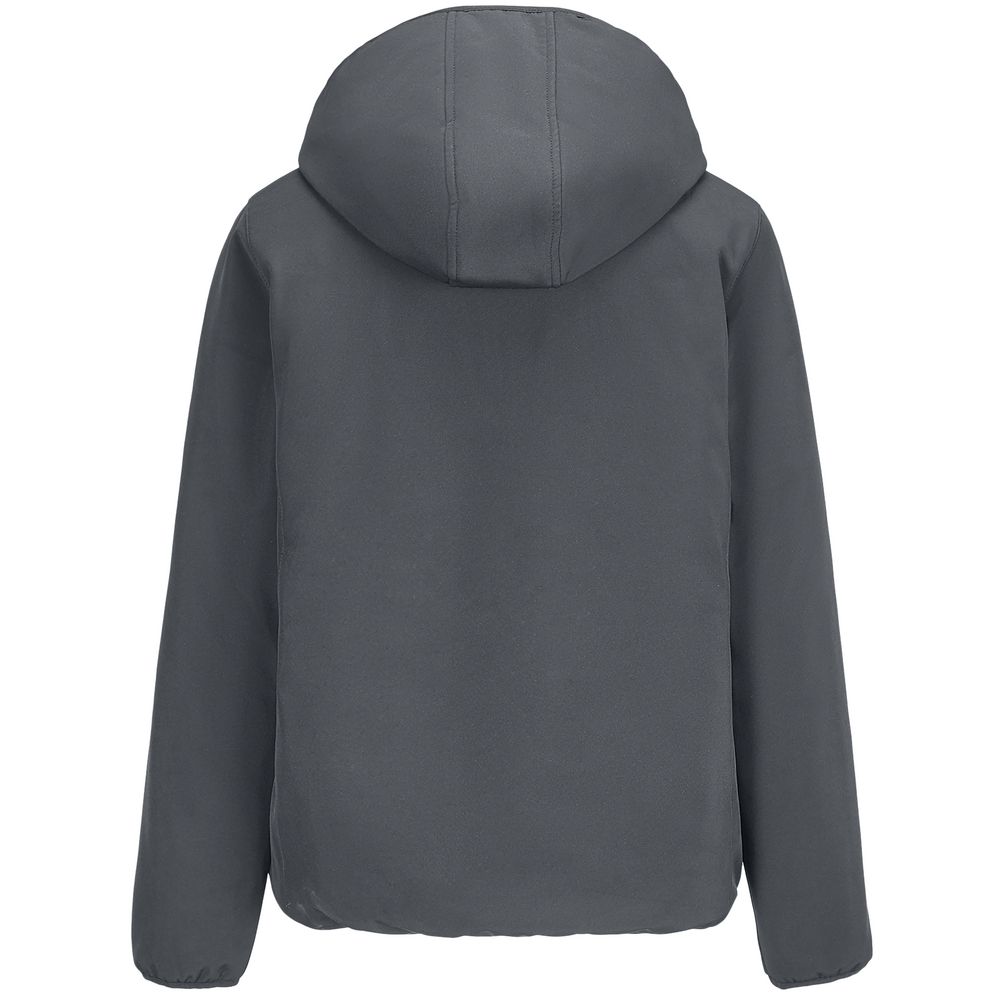 Куртка софтшелл с капюшоном женская Falcon Women, темно-серая
