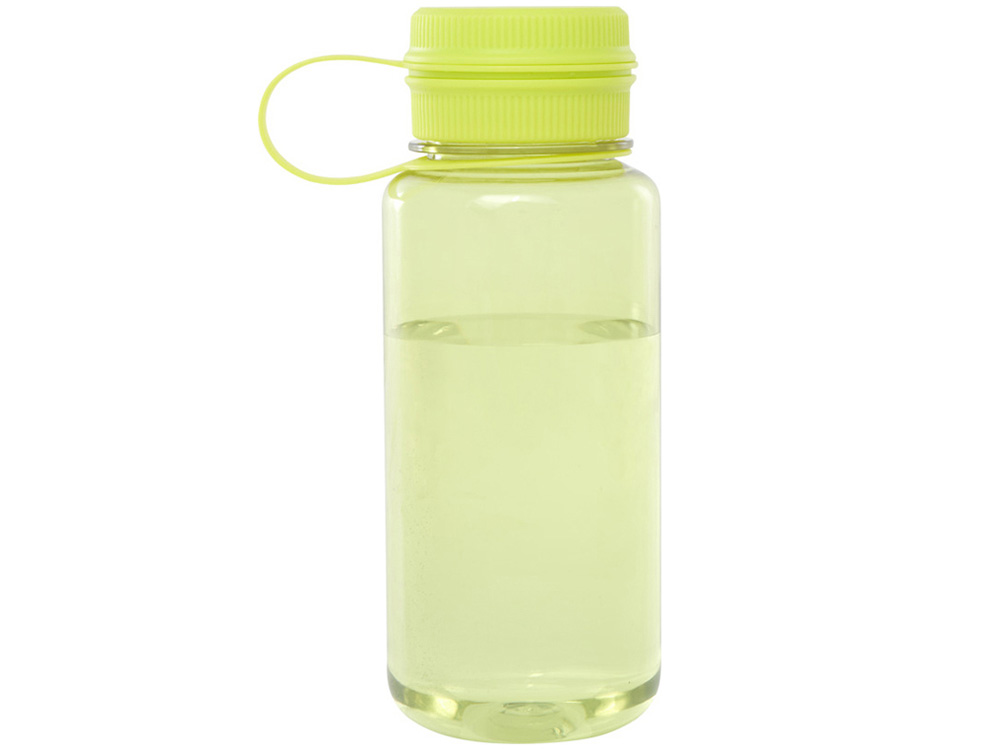 Спортивная бутылка Ryder из переработанного ПЭТ-пластика объемом 900 мл с многофункциональной крышкой, сертифицированная RCS - Лайм