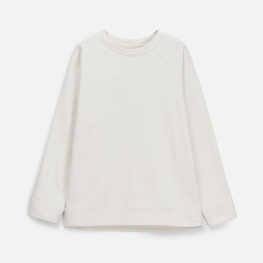 Свитшот унисекс S1, молочно-белый