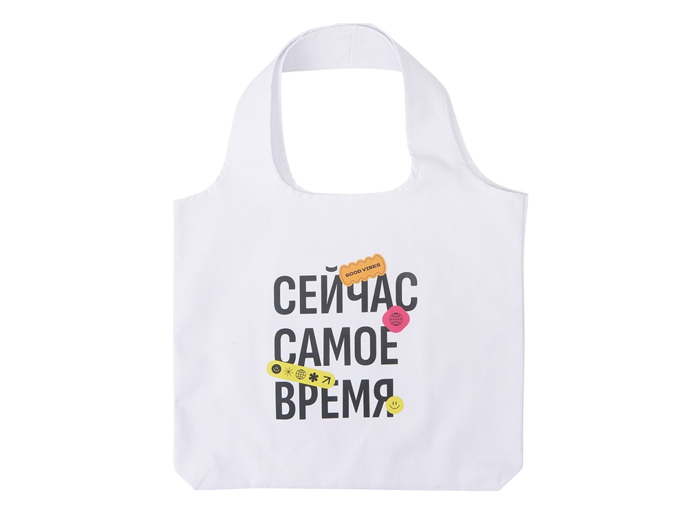 Сумка-шоппер Vest из хлопка с термотрансфером