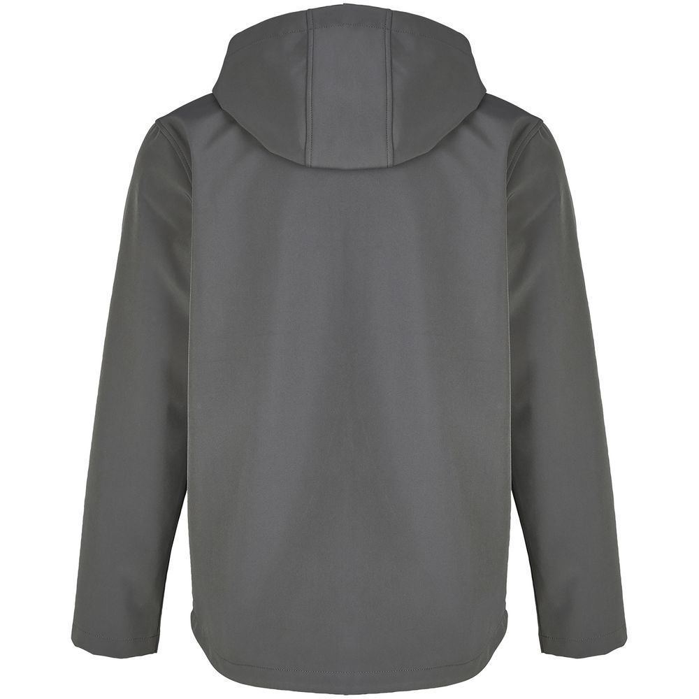 Куртка софтшелл с капюшоном мужская Race Men, темно-серая