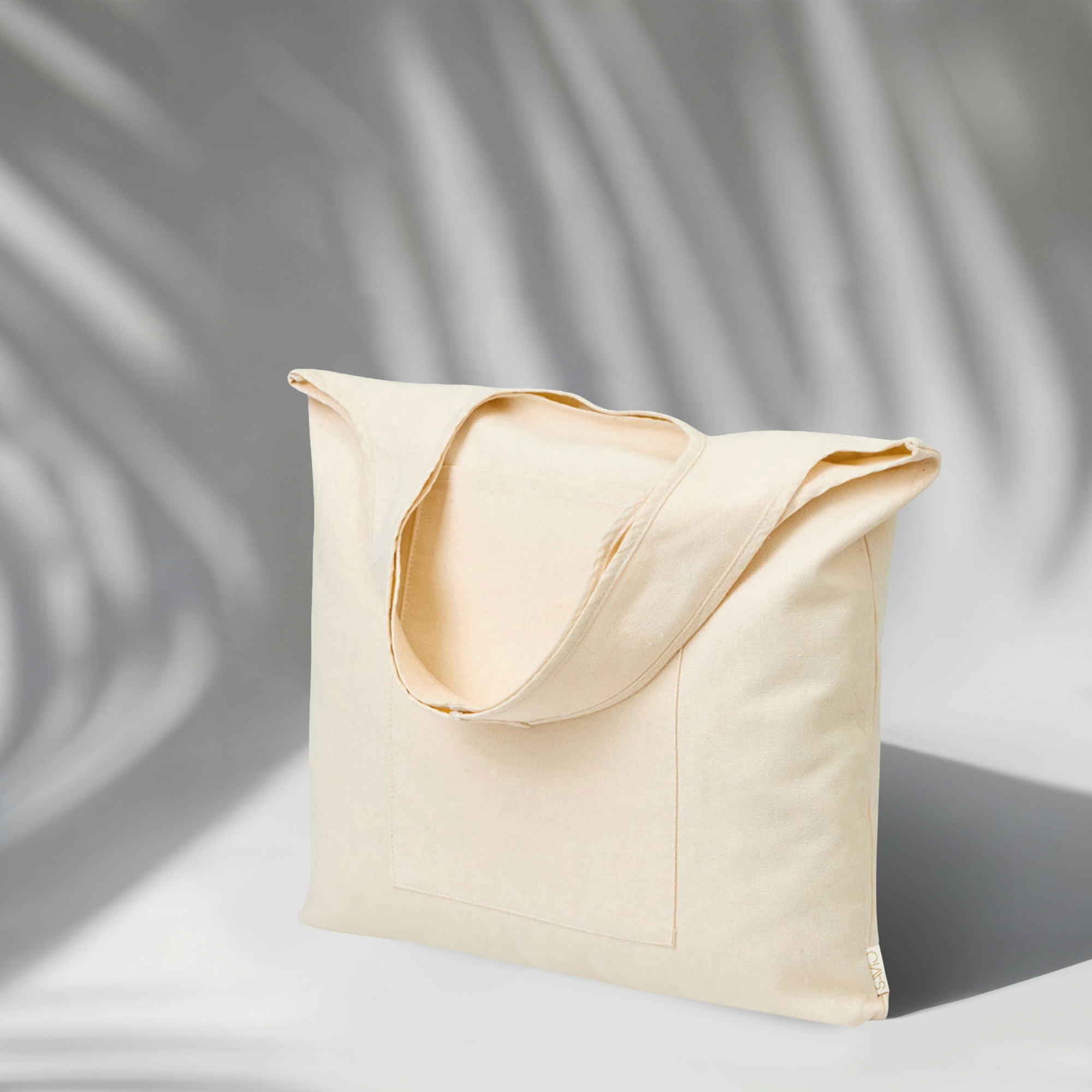 Сумка-шоппер «Revest Long» из переработанного хлопка 320 г/м2