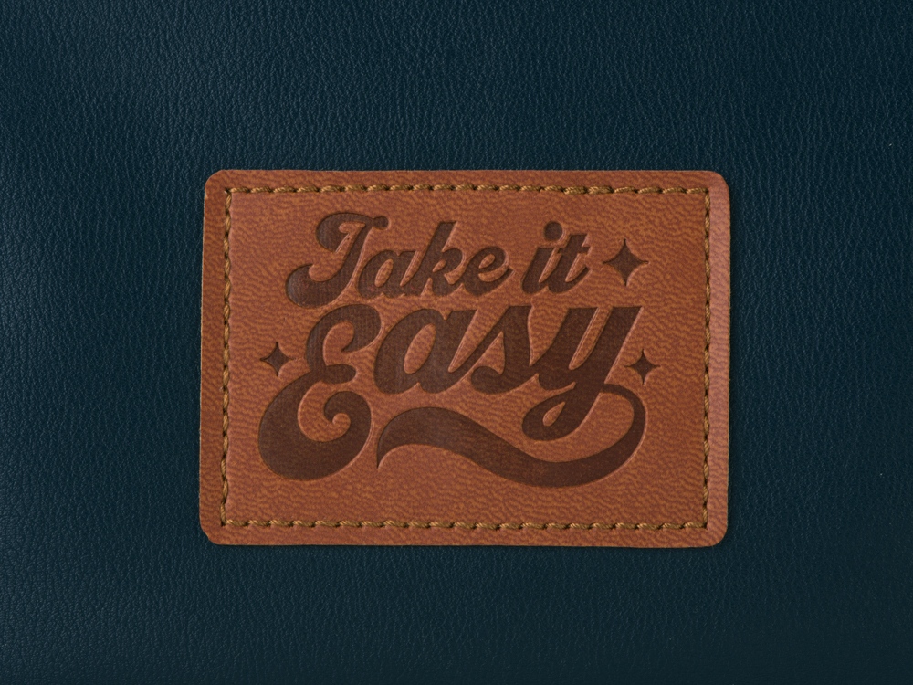 Косметичка из эко-кожи Enio с патчами