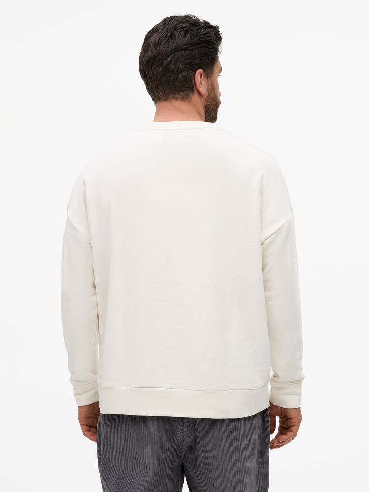 Свитшот унисекс S2, молочно-белый