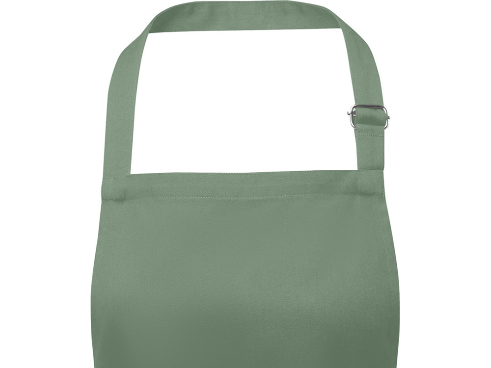 Фартук Andrea плотностью 240 г/м² с регулируемой завязкой на шее - Зеленый яркий