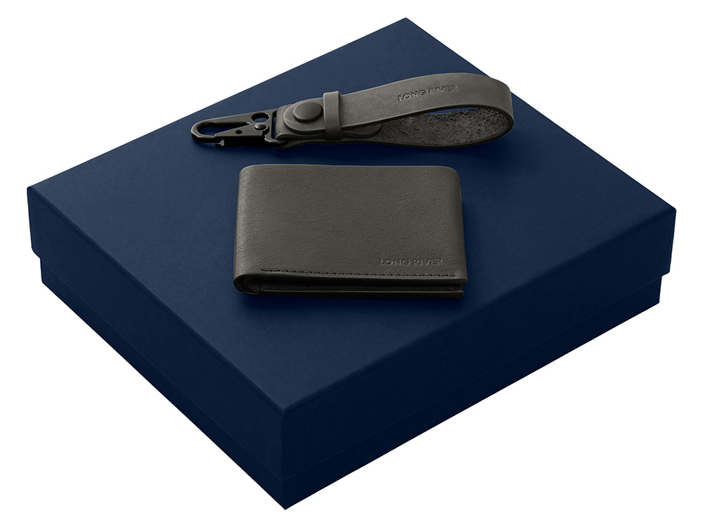 Подарочный набор Long River: кошелек, ремешок для ключей