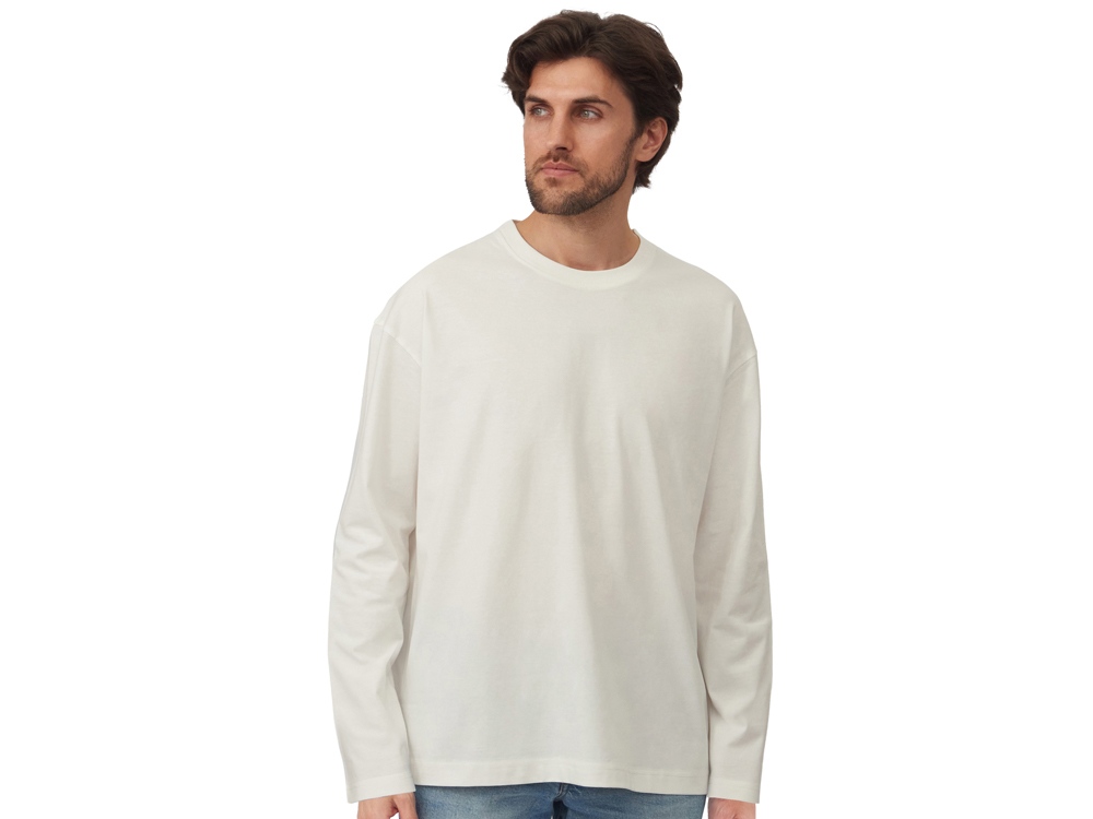 Лонгслив оверсайз Berlin унисекс, молочный