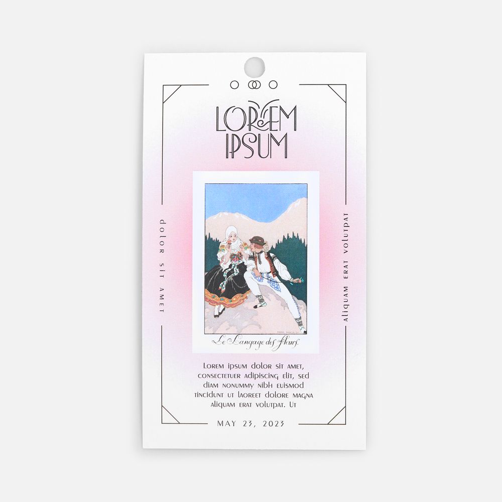 Заготовка из бумаги Paper, L