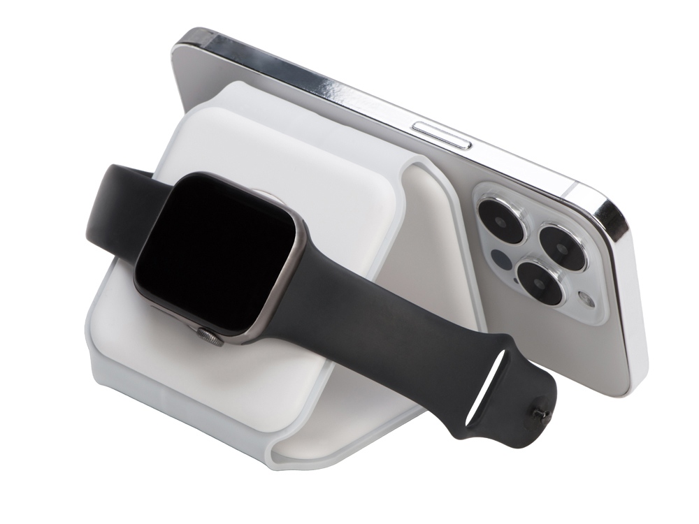 Беспроводное зарядное устройство 3-в-1 Road, 15 Вт