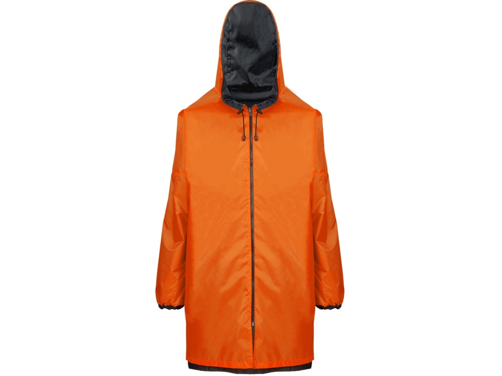 Дождевик Bi-color унисекс, оранжевый/черный