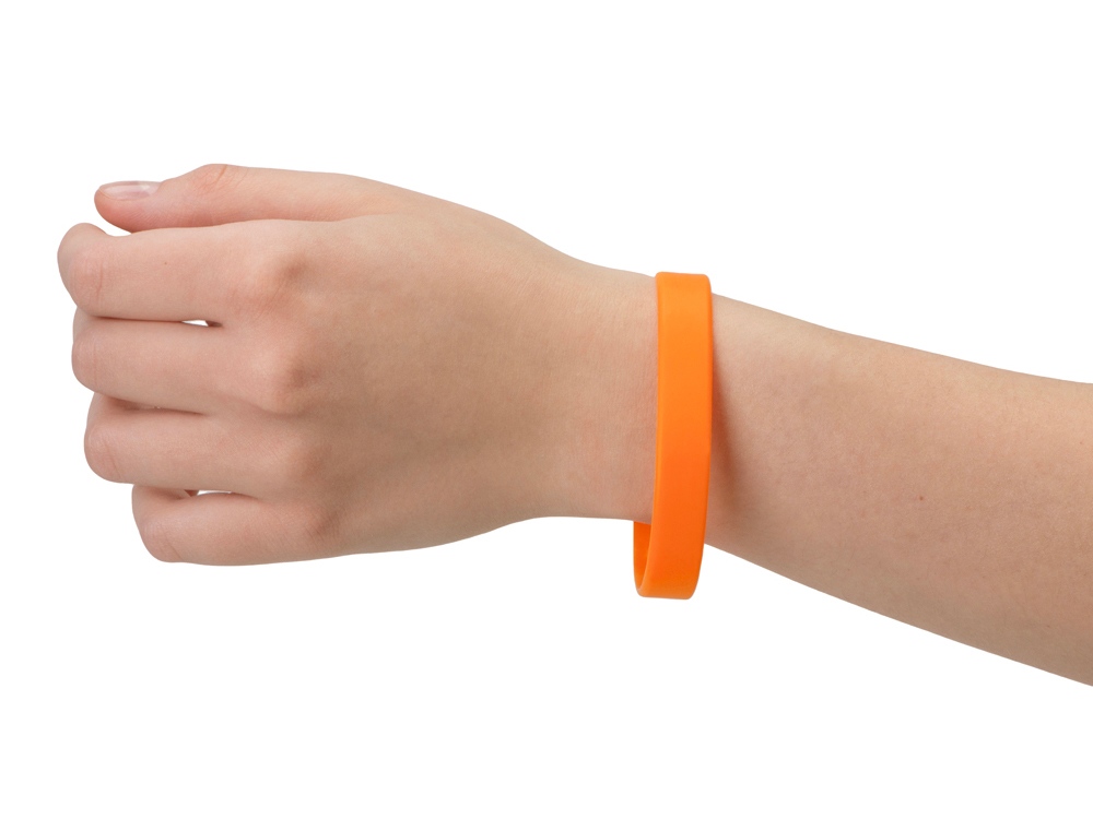 Силиконовый браслет Forest 202*12 мм, оранжевый