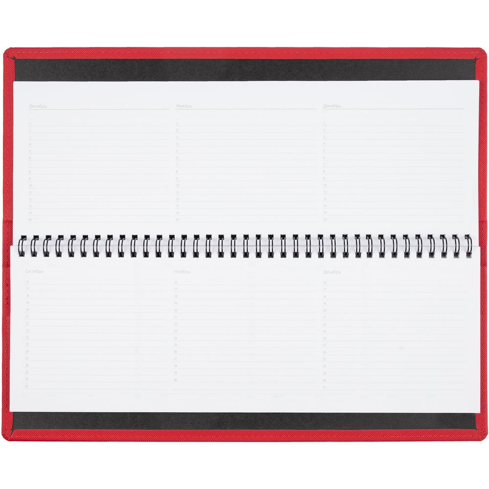 Планинг Grade на заказ, недатированный, красный