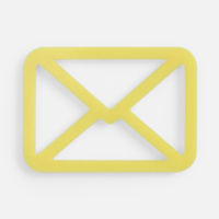 Подвеска Office, 3D-печать на заказ, конверт