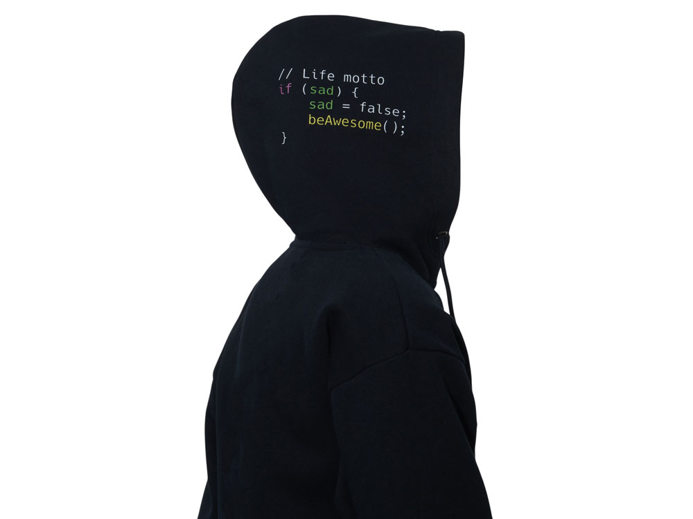 Худи Hamburg, унисекс, черный, ДТФ текстиль