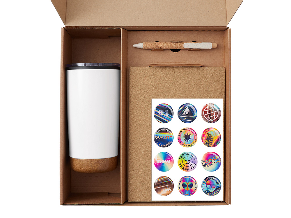 Набор Earthly с блокнотом, ручкой и термокружкой