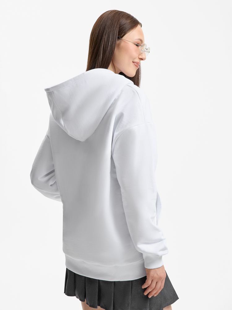 Толстовка унисекс оверсайз Sartoro, белая