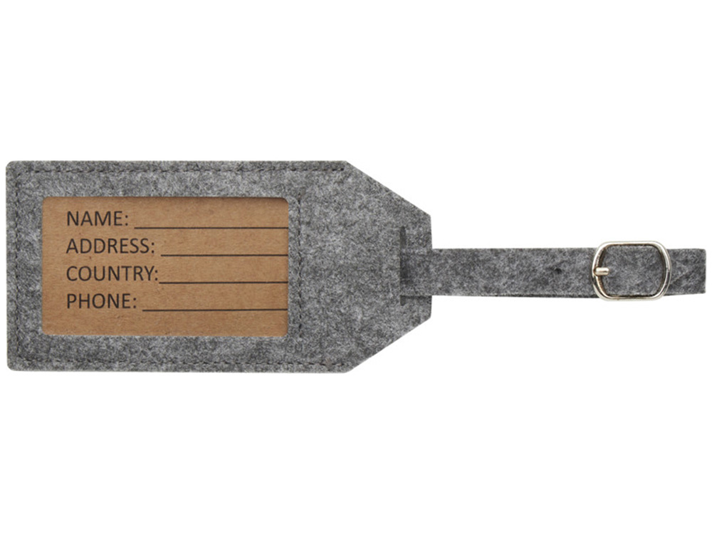 Багажная бирка из RPET-фетра Tie