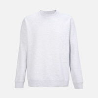 Свитшот унисекс Columbia, светло-серый меланж, размер 3XL