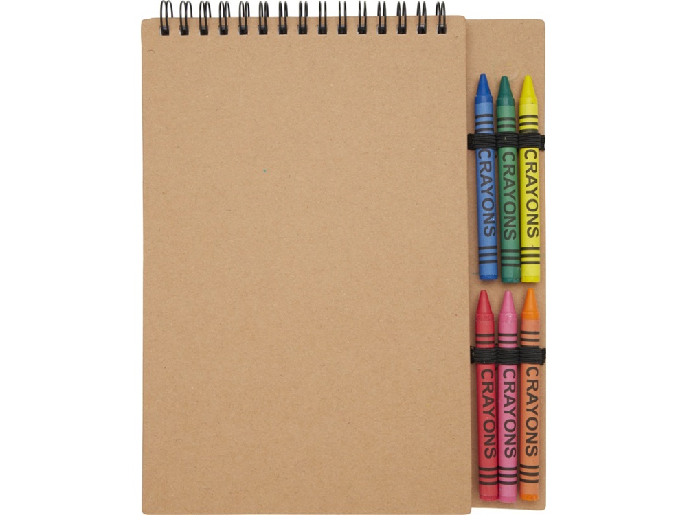 Блокнот А5 Doodle с восковыми мелками